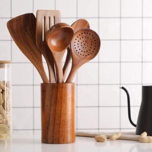 Wooden Handle Scraper Kitchen Utensil Wooden Kitchen Tools Cooking Accessories, Kitchenware, Wood