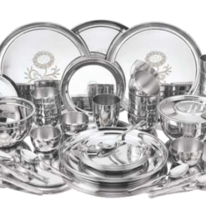 kitchenware silver mirror tray with metal frame serving tray